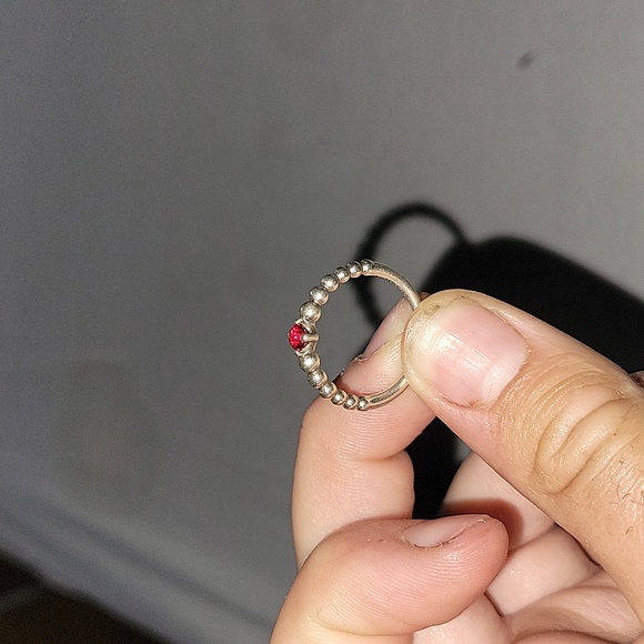 2 sterling silver girls rings 1. Emerald other Opal Celtic Women's Ring 925 - Picture 3 of 4